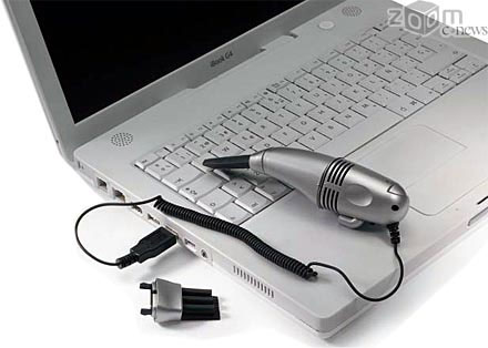 Для ухода за клавиатурой можно использовать USB-пылесос для клавиатуры 